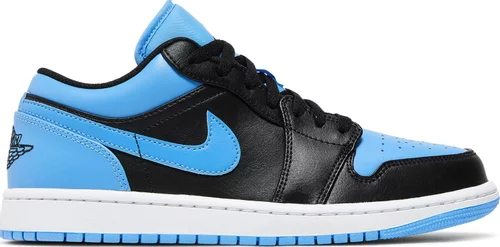 Air Jordan 1 Low University Blue – נעלי סניקרס כחול ושחור