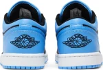 Air Jordan 1 Low University Blue – נעלי סניקרס כחול ושחור