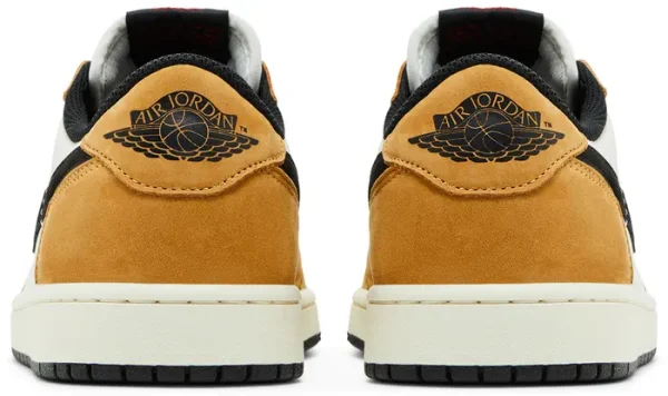 Air Jordan 1 Retro Low OG Rookie of the Year – נעלי סניקרס שחור, שמנת וחום