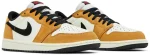 Air Jordan 1 Retro Low OG Rookie of the Year – נעלי סניקרס שחור, שמנת וחום