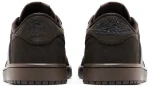 Travis Scott x Air Jordan 1 Retro Low OG SP Velvet Brown – נעלי סניקרס חום ושחור