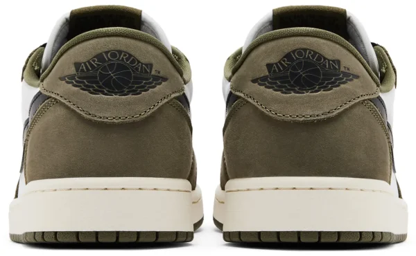 Air Jordan 1 Retro Low OG Medium Olive – נעלי סניקרס ירוק זית