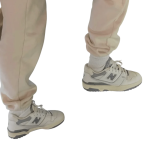 נעלי ניו באלאנס New Balance 550 Leather White Gray
