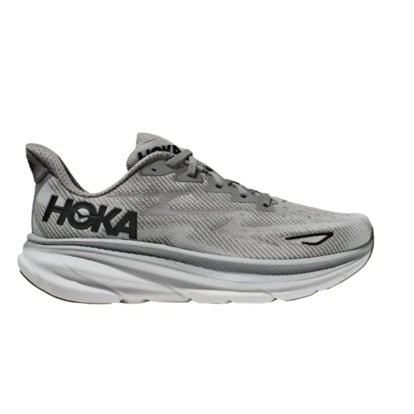 HOKA Clifton 9 Gray – נעלי ריצה והליכה עם נוחות מקסימלית