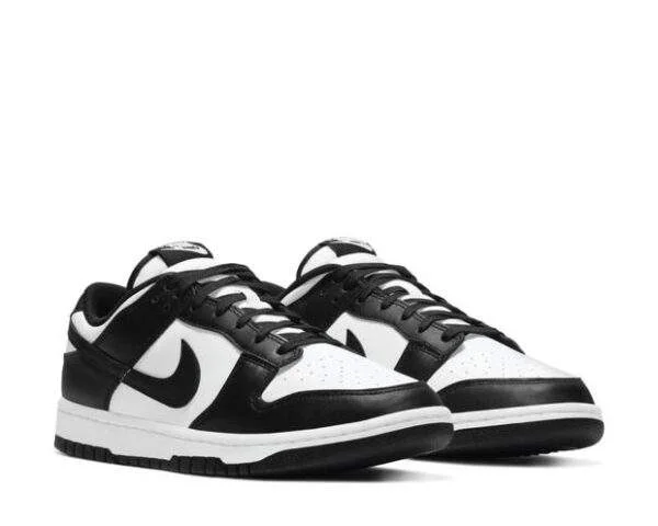 Nike Dunk Low Retro White Black – נעלי סניקרס נמוכות בצבע לבן ושחור