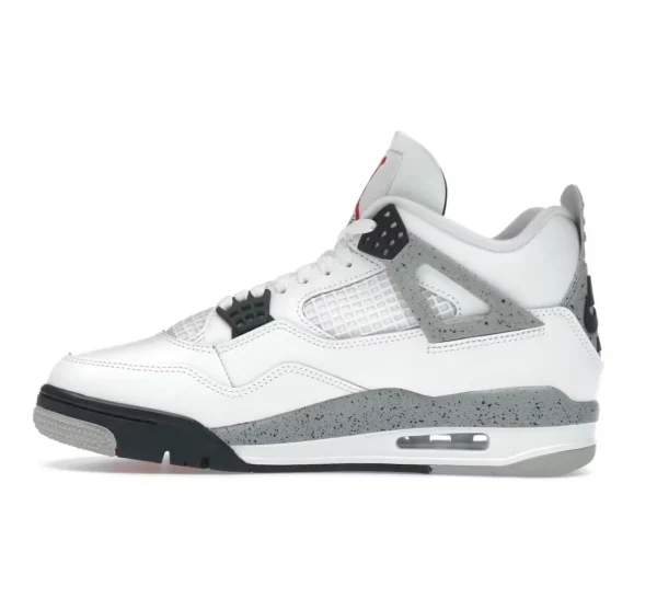 Nike Air Jordan 4 Retro 'White Cement' נעלי סניקרס לגברים