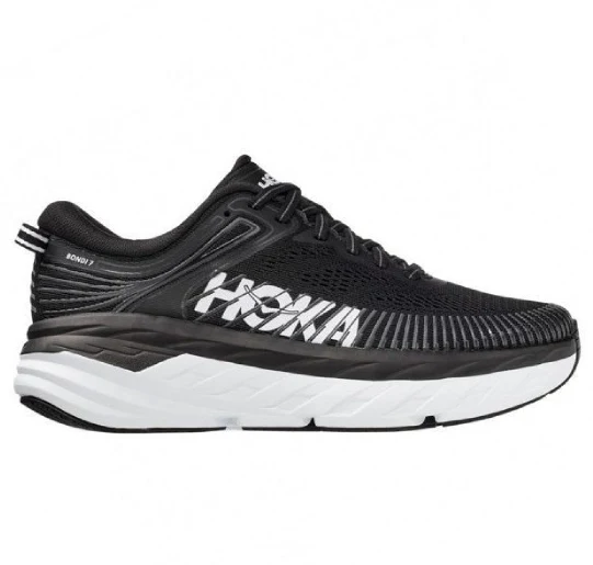 HOKA Bondi 7 Black – נעלי ריצה והליכה עם נוחות ותמיכה מרבית