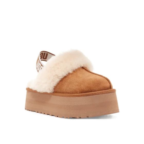 UGG Funkette חום – כפכפי פלטפורמה אופנתיים לנשים