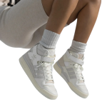Adidas Forum 84 High Orbit Grey נעלי סניקרס גבוהות מעור