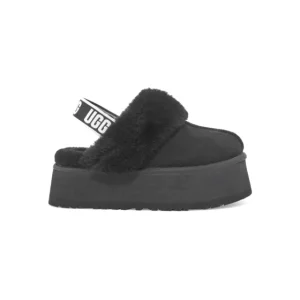 UGG Funkette שחור – כפכפי פלטפורמה נוחים לנשים