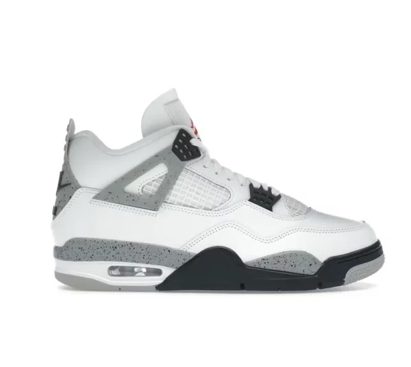 Nike Air Jordan 4 Retro 'White Cement' נעלי סניקרס לגברים