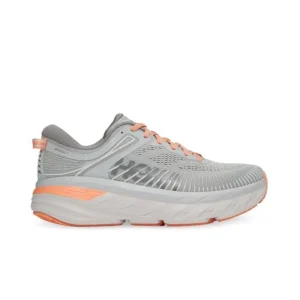 HOKA Bondi 7 Gray – נעלי ריצה והליכה עם נוחות מקסימלית