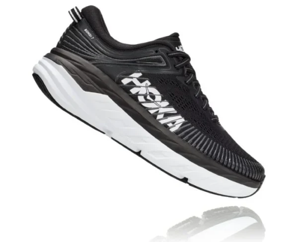 HOKA Bondi 7 Black – נעלי ריצה והליכה עם נוחות ותמיכה מרבית