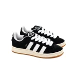 Adidas Campus 00's Black White Gum נעלי סניקרס קלאסיות