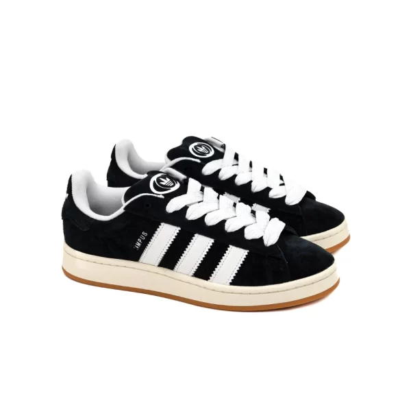 Adidas Campus 00's Black White Gum נעלי סניקרס קלאסיות