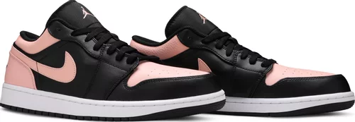 Air Jordan 1 Low Crimson Tint – נעלי סניקרס שחור וורוד