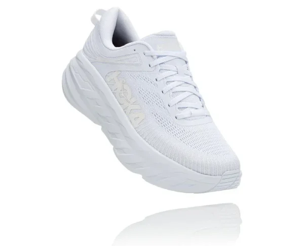 HOKA Bondi 7 White – נעלי ריצה והליכה עם נוחות מקסימלית