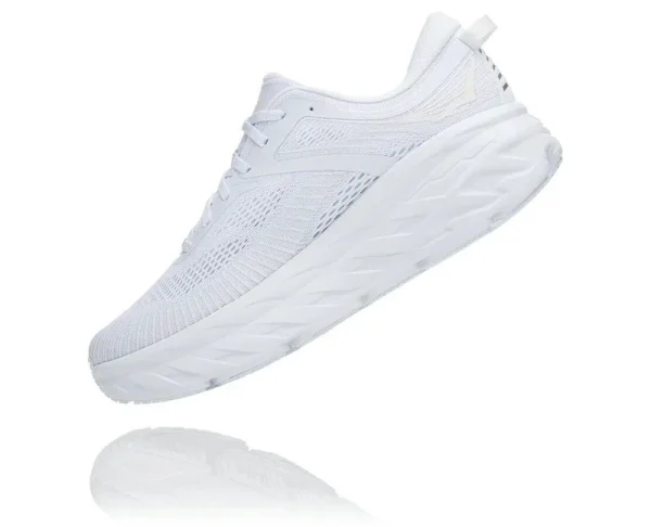 HOKA Bondi 7 White – נעלי ריצה והליכה עם נוחות מקסימלית