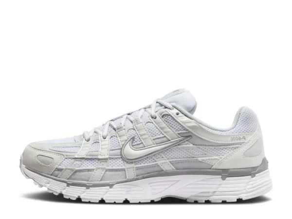 Nike P-6000 Summit White Pure Platinum – נעלי סניקרס בגווני לבן ופלטינום
