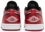 Air Jordan 1 Low Bred Toe – נעלי סניקרס שחור, אדום ולבן