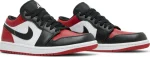 Air Jordan 1 Low Bred Toe – נעלי סניקרס שחור, אדום ולבן