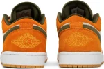 Air Jordan 1 Low SE Ceramic – נעלי סניקרס קרם, כתום וירוק זית