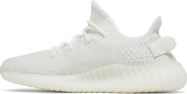 Adidas Yeezy Boost 350 V2 Bone נעלי סניקרס בגוון שמנת עם סוליית Boost