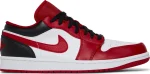 Air Jordan 1 Low Reverse Black Toe – נעלי סניקרס לבן, אדום ושחור
