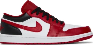 Air Jordan 1 Low Reverse Black Toe – נעלי סניקרס לבן, אדום ושחור