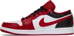 Air Jordan 1 Low Reverse Black Toe – נעלי סניקרס לבן, אדום ושחור