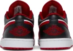 Air Jordan 1 Low Reverse Black Toe – נעלי סניקרס לבן, אדום ושחור