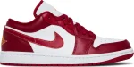 Air Jordan 1 Low Cardinal Red – נעלי סניקרס לבן ואדום