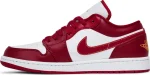 Air Jordan 1 Low Cardinal Red – נעלי סניקרס לבן ואדום