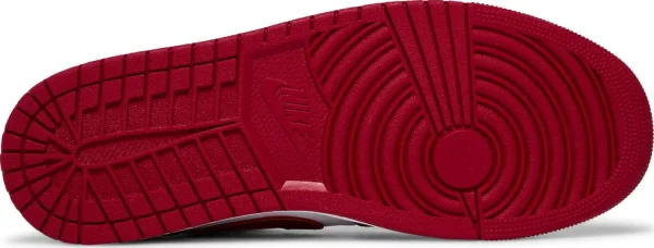 Air Jordan 1 Low Cardinal Red – נעלי סניקרס לבן ואדום