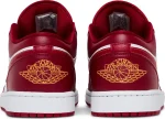 Air Jordan 1 Low Cardinal Red – נעלי סניקרס לבן ואדום