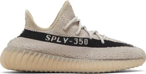 Adidas Yeezy Boost 350 V2 Slate נעלי סניקרס בז' עם סוליית Boost