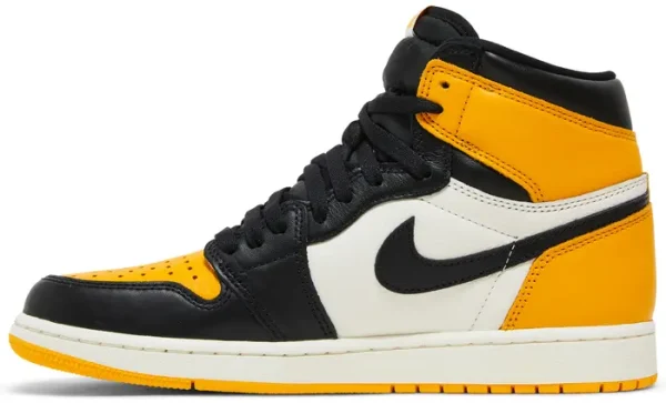 נעלי סניקרס Nike Air Jordan 1 Retro High OG לגברים – Yellow Toe (Taxi)