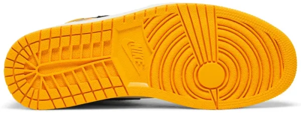 נעלי סניקרס Nike Air Jordan 1 Retro High OG לגברים – Yellow Toe (Taxi)