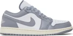 Air Jordan 1 Low Vintage Grey – נעלי סניקרס לבן ואפור