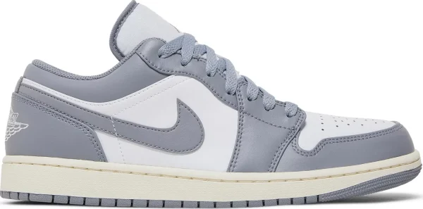 Air Jordan 1 Low Vintage Grey – נעלי סניקרס לבן ואפור