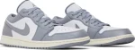 Air Jordan 1 Low Vintage Grey – נעלי סניקרס לבן ואפור