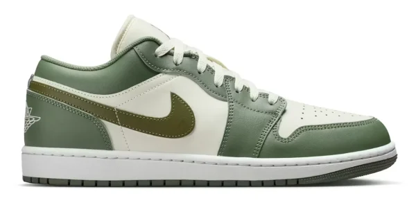 Air Jordan 1 Low Vintage Lichen – נעלי סניקרס בגווני ירוק זית