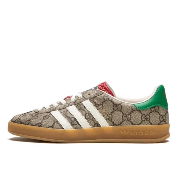 Adidas Gazelle GG Beige Monogram – סניקרס מעור לנשים ולגברים