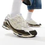 ASICS Gel-NYC Cream Brown – נעלי סניקרס מעוצבות ונוחות