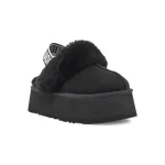 UGG Funkette שחור – כפכפי פלטפורמה נוחים לנשים