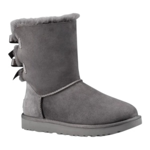 UGG מגפי Baily Bow 2 בצבע אפור לנשים – נוחות, חמימות ועיצוב קלאסי
