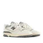 נעלי ניו באלאנס New Balance 550 Leather White Gray