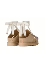 UGG Goldenstar Hi Artistitch – סנדלי פלטפורמה לנשים מזמש יוקרתי