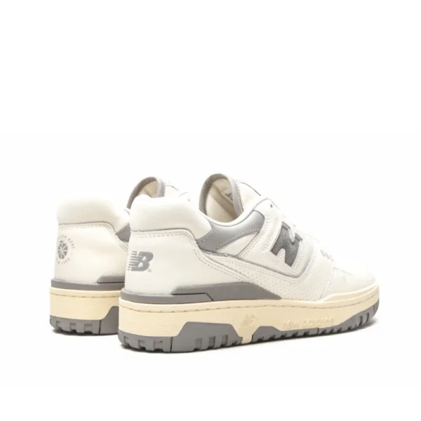 נעלי ניו באלאנס New Balance 550 Leather White Gray