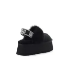 UGG Funkette שחור – כפכפי פלטפורמה נוחים לנשים